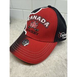Canada Hockey hat. Choko Authentic. Hockey cap. Red and Black. Brand new w tag